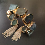 REAL SEMI PRECIOUS STONE BANGLE