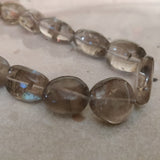 WEAR ME EXCLUSIVE REAL SMOKEY QUARTZ STRING