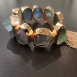 REAL SEMI PRECIOUS STONE BANGLE