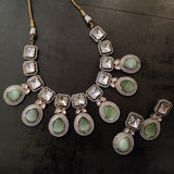 DESIGNER KUNDAN CHOKER WITH EARRINGS