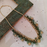 EXCLUSIVE REAL FLUORITE STONE HANGINGS NECKPIECE