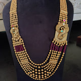 FINEST QUALITY TEMPLE NECKLACE WITH EARRINGS