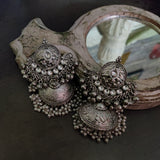 SILVER PLATED STATEMENT JHUMKAAS