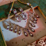 DESIGNER VICTORIAN CHOKER WITH EARRINGS