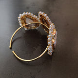 REAL PEARL (BAROQUE) BANGLE (ADJUSTABLE)