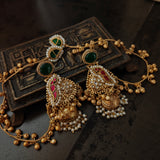 DESIGNER HANDMADE TEMPLE EARRINGS