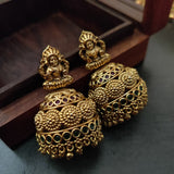 FINEST QUALITY TEMPLE CHOKER WITH EARRINGS