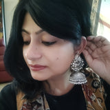 SILVER PLATED STATEMENT JHUMKAAS