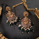 FINEST QUALITY TEMPLE CHOKER WITH EARRINGS