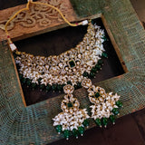 VICTORIAN STATEMENT CHOKER WITH EARRINGS