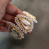 REAL PEARL (BAROQUE) BANGLE (ADJUSTABLE)