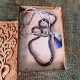 REAL PRECIOUS IOLITE STONE STRING