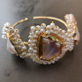 REAL PEARL (BAROQUE) BANGLE (ADJUSTABLE)