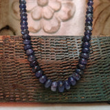 REAL PRECIOUS IOLITE STONE STRING