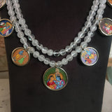 KRISHNA NECKLACE IN CRYSTAL STRING