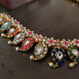 EXCLUSIVE REAL GOLD PLATED NECKPIECE WITH EARRINGS