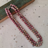 SEMI PRECIOUS STONE DOUBLE LAYER STRING