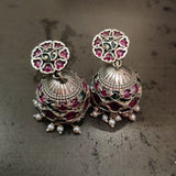TRIBAL SILVER PLATED EXCLUSIVE EARRINGS