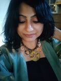 EXCLUSIVE TIGER EYE PICTURE NECKLACE