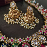 EXCLUSIVE REAL GOLD PLATED NECKPIECE WITH EARRINGS