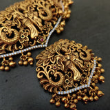 FINEST QUALITY TEMPLE NECKLACE WITH EARRINGS