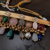 WEAR ME EXCLUSIVE REAL SEMI PRECIOUS STONE CHOKER