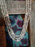 WEAR ME EXCLUSIVE SEMI PRECIOUS STONE (MOON STONE) THREE LAYER STRING