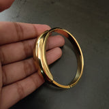 DESIGNER GOLD PLATED OPENABLE BANGLE