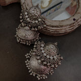 SILVER PLATED STATEMENT JHUMKAAS