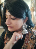 SILVER PLATED STATEMENT JHUMKAAS