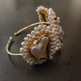 REAL PEARL (BAROQUE) BANGLE (ADJUSTABLE)