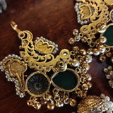 HANDMADE BIRD EARRINGS WITH HANGINGS