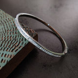 FINEST QUALITY CZ STONE BANGLE (OPENABLE)