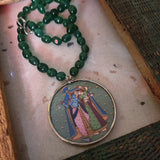 PICTURE NECKLACE IN OYNX STONE