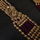 FINEST QUALITY TEMPLE NECKLACE WITH EARRINGS