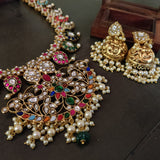 EXCLUSIVE REAL GOLD PLATED NECKPIECE WITH EARRINGS