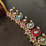 EXCLUSIVE REAL GOLD PLATED NECKPIECE WITH EARRINGS