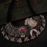 WEAR ME EXCLUSIVE SILVER PLATED DESIGNER CHOKER