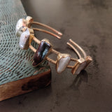 REAL BAROQUE PEARL ADJUSTABLE BANGLE