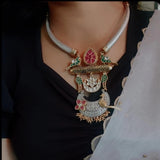 TRIBAL HASLI CHOKER WITH EARRINGS