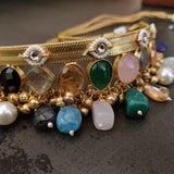 WEAR ME EXCLUSIVE REAL SEMI PRECIOUS STONE CHOKER