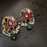 NAVRATNA LOTUS STUDS