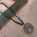 PICTURE NECKLACE IN OYNX STONE