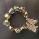 REAL SEMI PRECIOUS STONE BANGLE