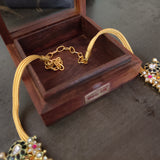 EXCLUSIVE REAL GOLD PLATED NECKPIECE WITH EARRINGS