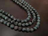 AFRICAN TURQUOISE THREE LAYERS STRING