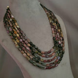REAL TOURMALINE FIVE LAYER STRING