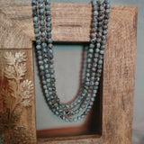 AFRICAN TURQUOISE THREE LAYERS STRING