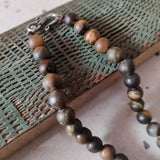 EXCLUSIVE TIGER EYE PICTURE NECKLACE