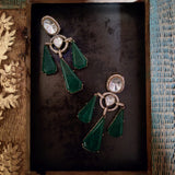 FINEST QUALITY POLKI KUNDAN EARRINGS